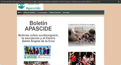 Desktop Screenshot of boletin.apascide.es